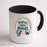 Back-to-School Helping Little Minds Grow Teacher Coffee Mug thumb 1