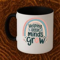 Back-to-School Helping Little Minds Grow Teacher Coffee Mug thumb 2