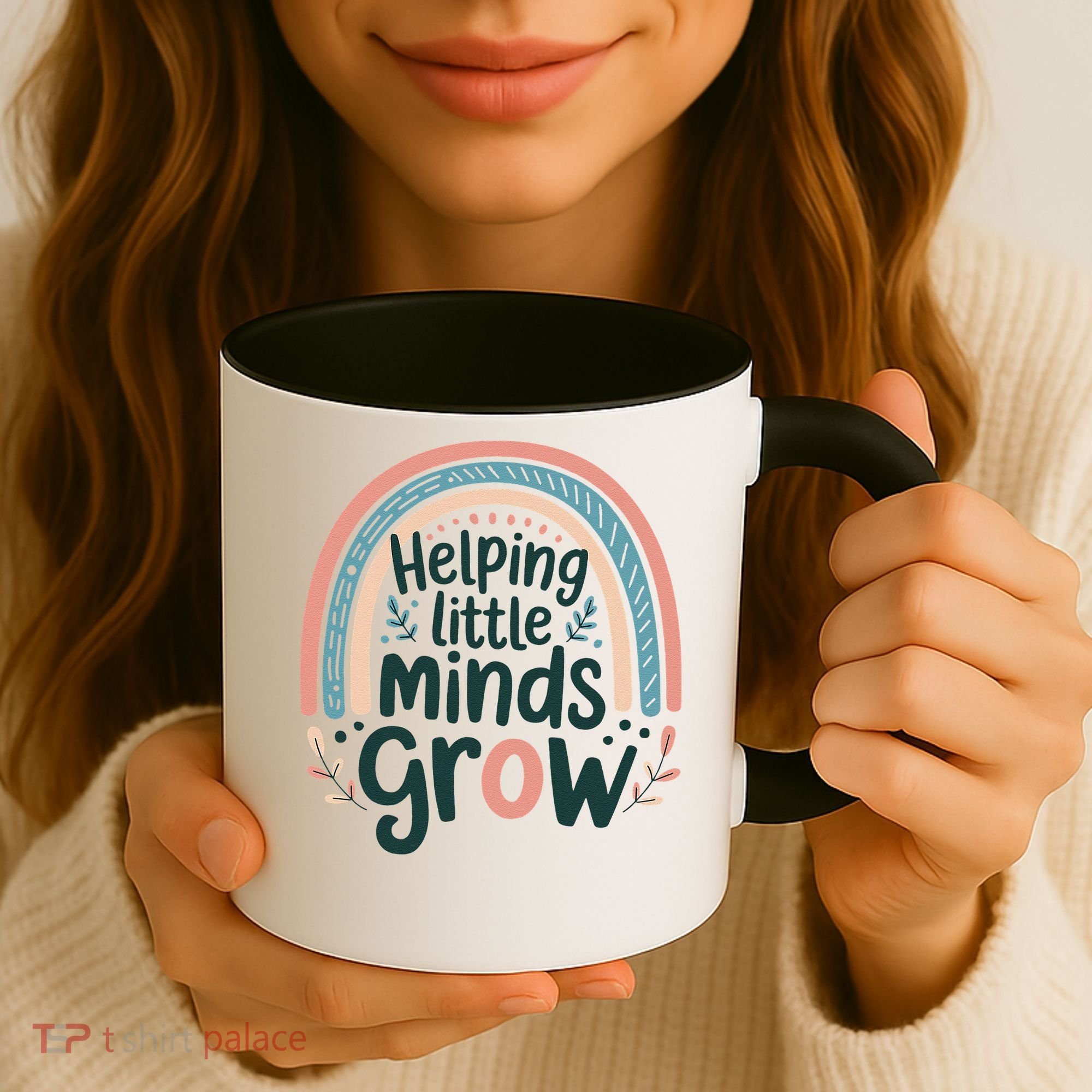 Back-to-School Helping Little Minds Grow Teacher Coffee Mug