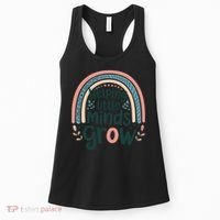 Back-to-School Helping Little Minds Grow Teacher Women's Tank Top thumb 0