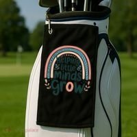 Back-to-School Helping Little Minds Grow Teacher Golf Towel thumb 2