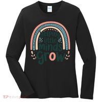 Back-to-School Helping Little Minds Grow Teacher Women's Long Sleeve Shirt thumb 0