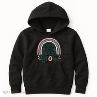 Back-to-School Helping Little Minds Grow Teacher Kids Hoodie thumb 0
