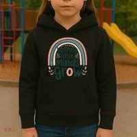 Back-to-School Helping Little Minds Grow Teacher Kids Hoodie thumb 3