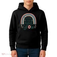 Back-to-School Helping Little Minds Grow Teacher Kids Hoodie thumb 4