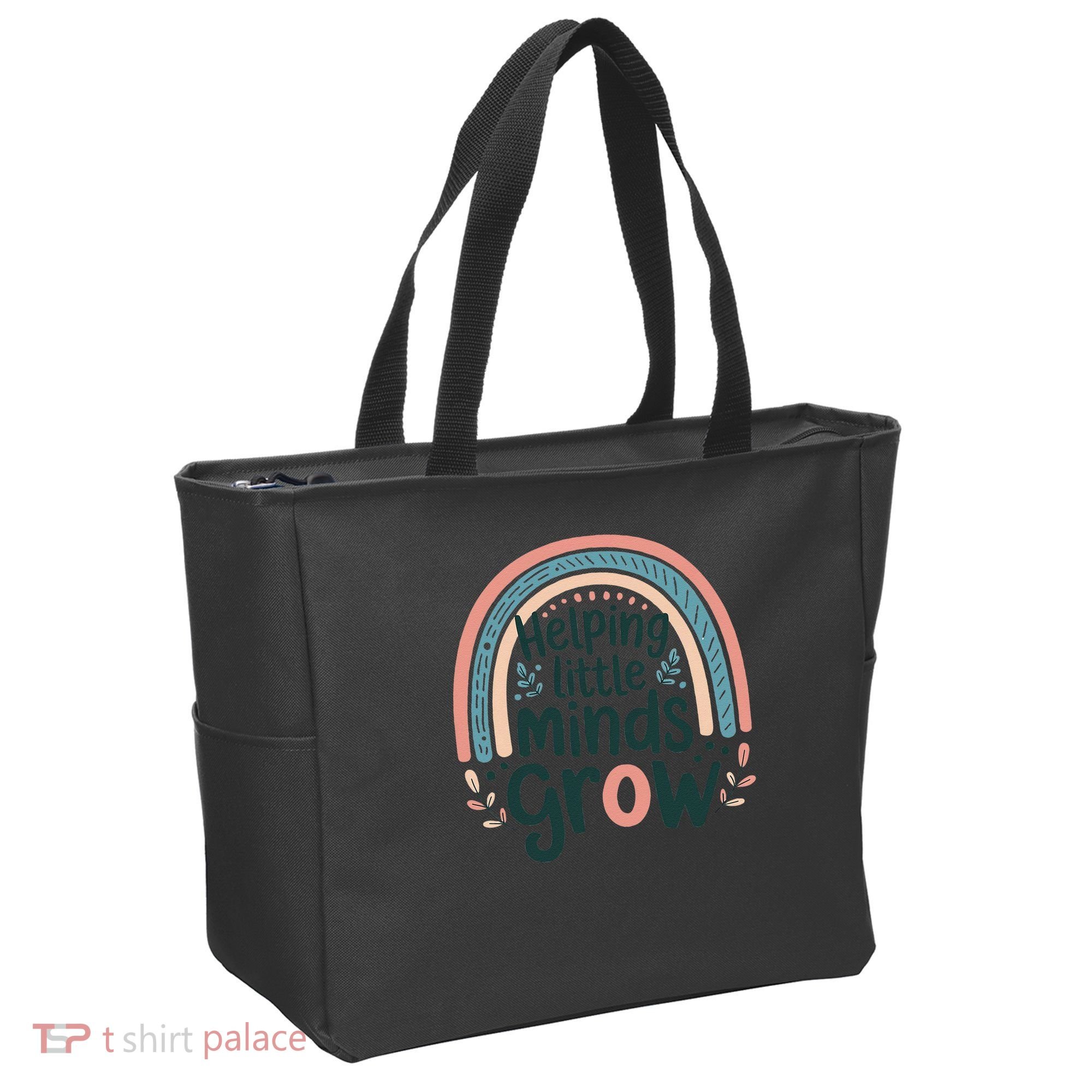 Back-to-School Helping Little Minds Grow Teacher Tote Bag