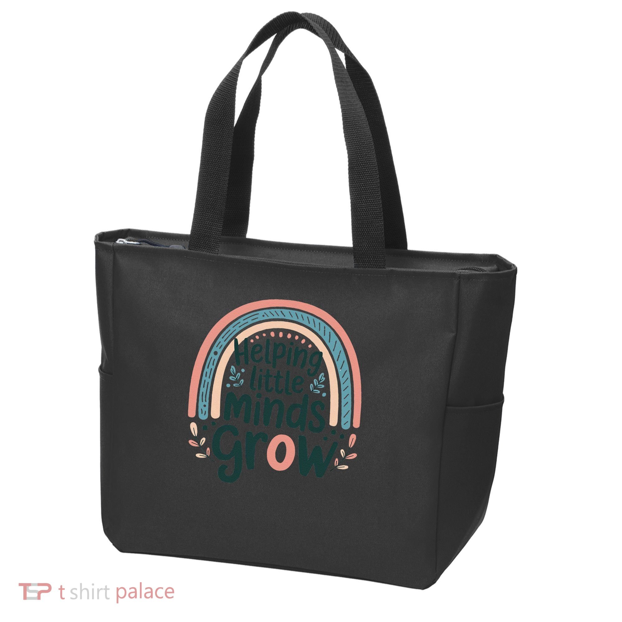 Back-to-School Helping Little Minds Grow Teacher Tote Bag