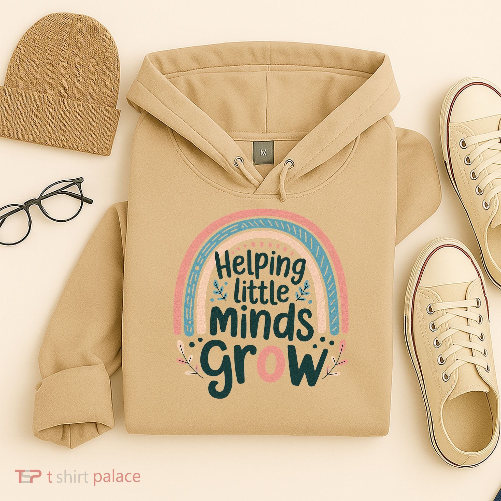Back-to-School Helping Little Minds Grow Teacher Hoodie