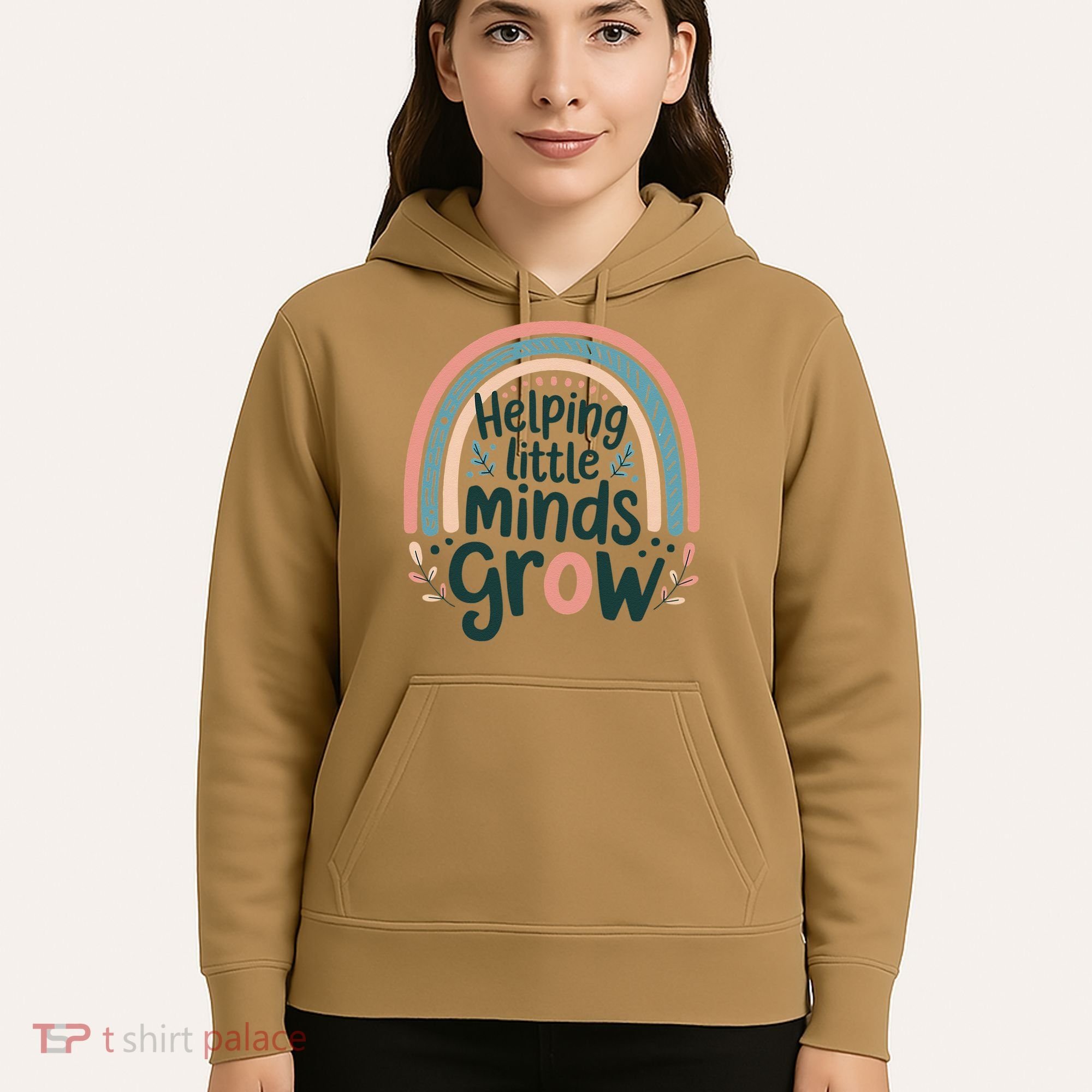 Back-to-School Helping Little Minds Grow Teacher Hoodie