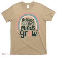 Back-to-School Helping Little Minds Grow Teacher T-Shirt thumb 0