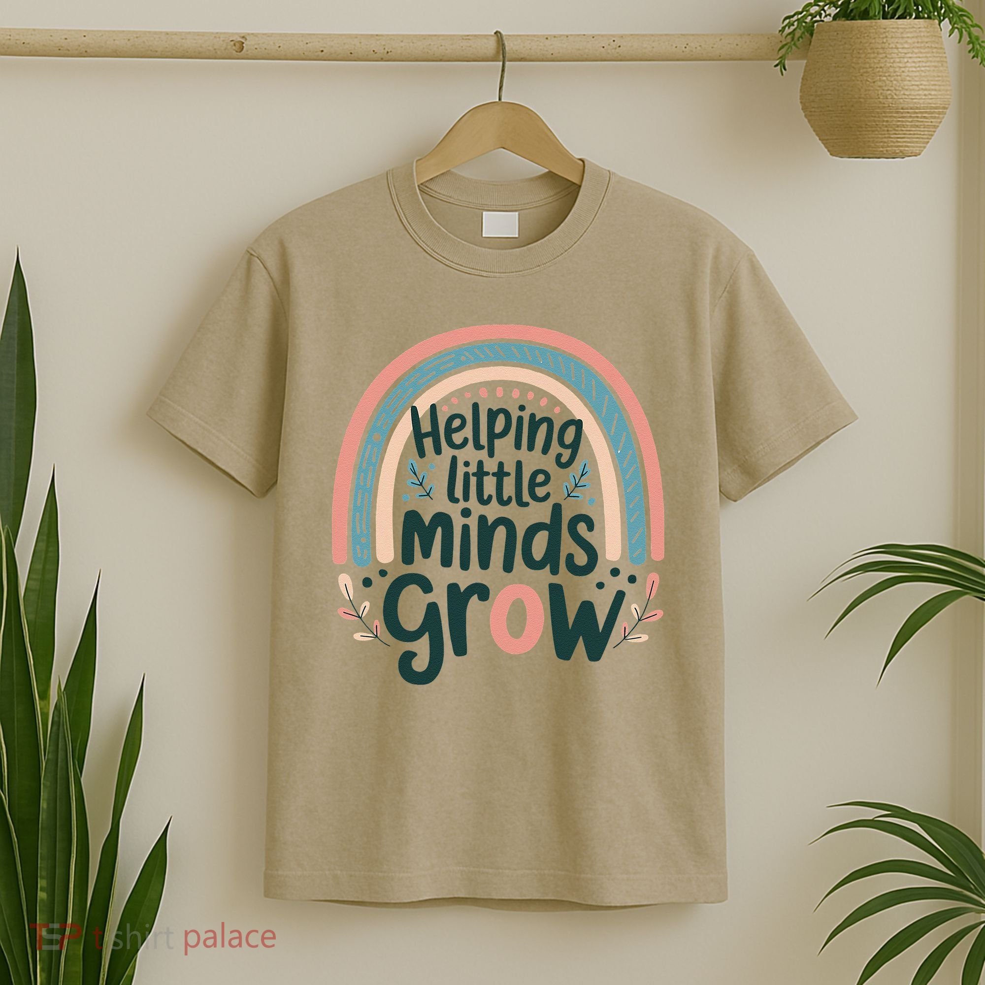 Back-to-School Helping Little Minds Grow Teacher T-Shirt