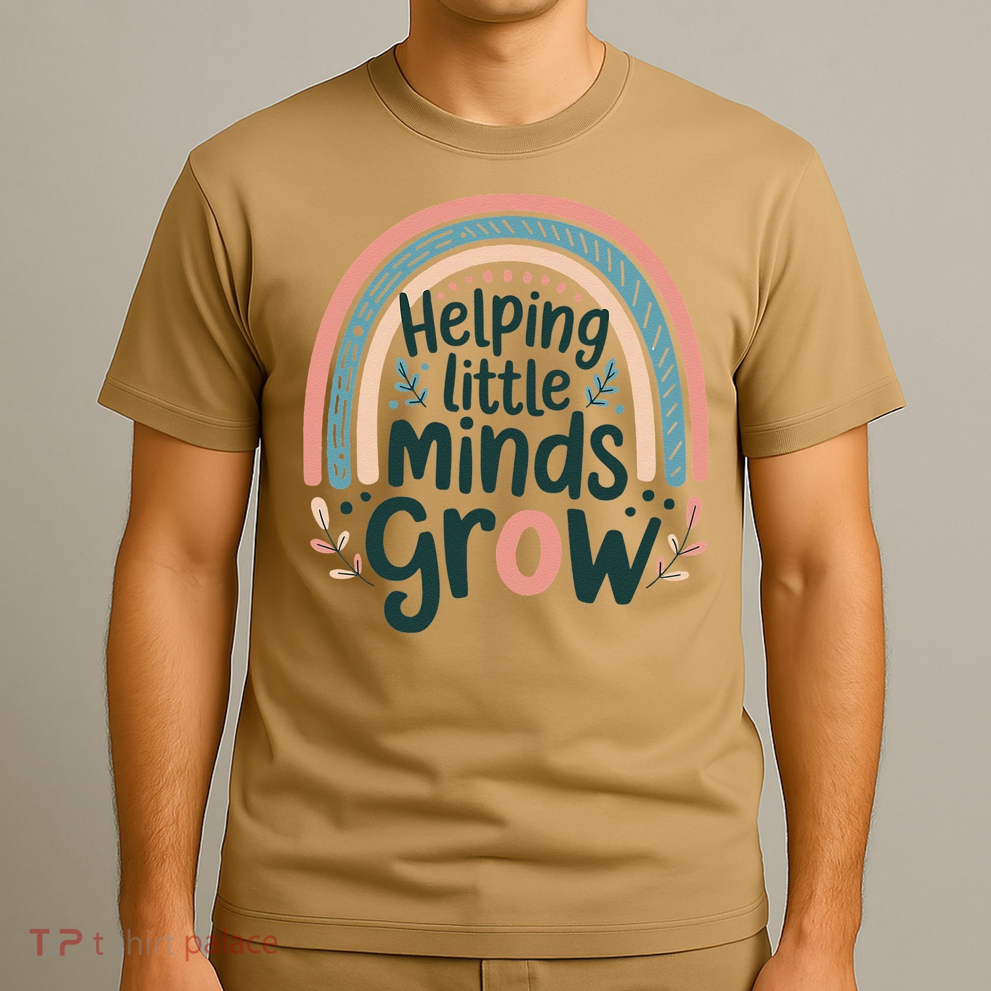 Back-to-School Helping Little Minds Grow Teacher T-Shirt