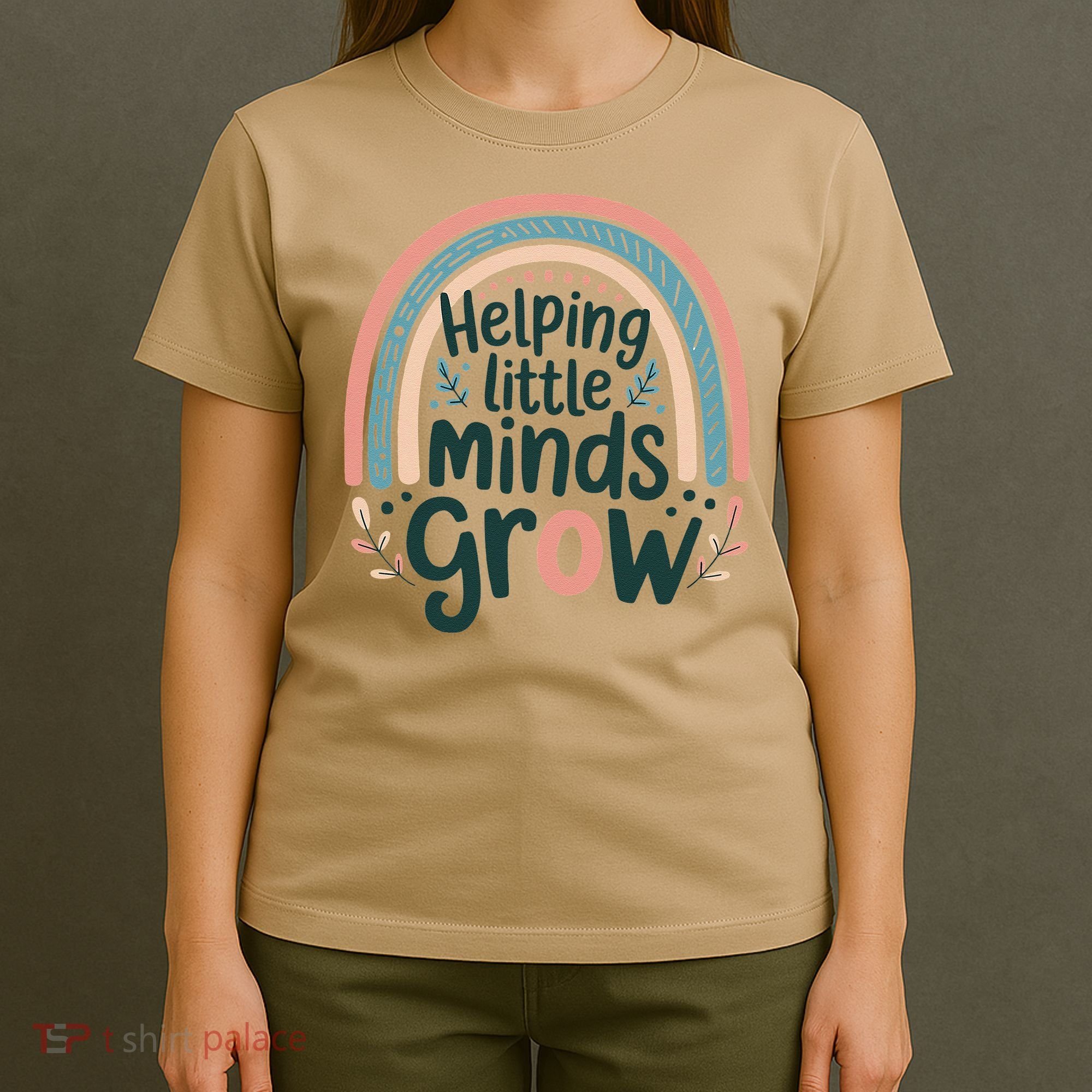 Back-to-School Helping Little Minds Grow Teacher T-Shirt