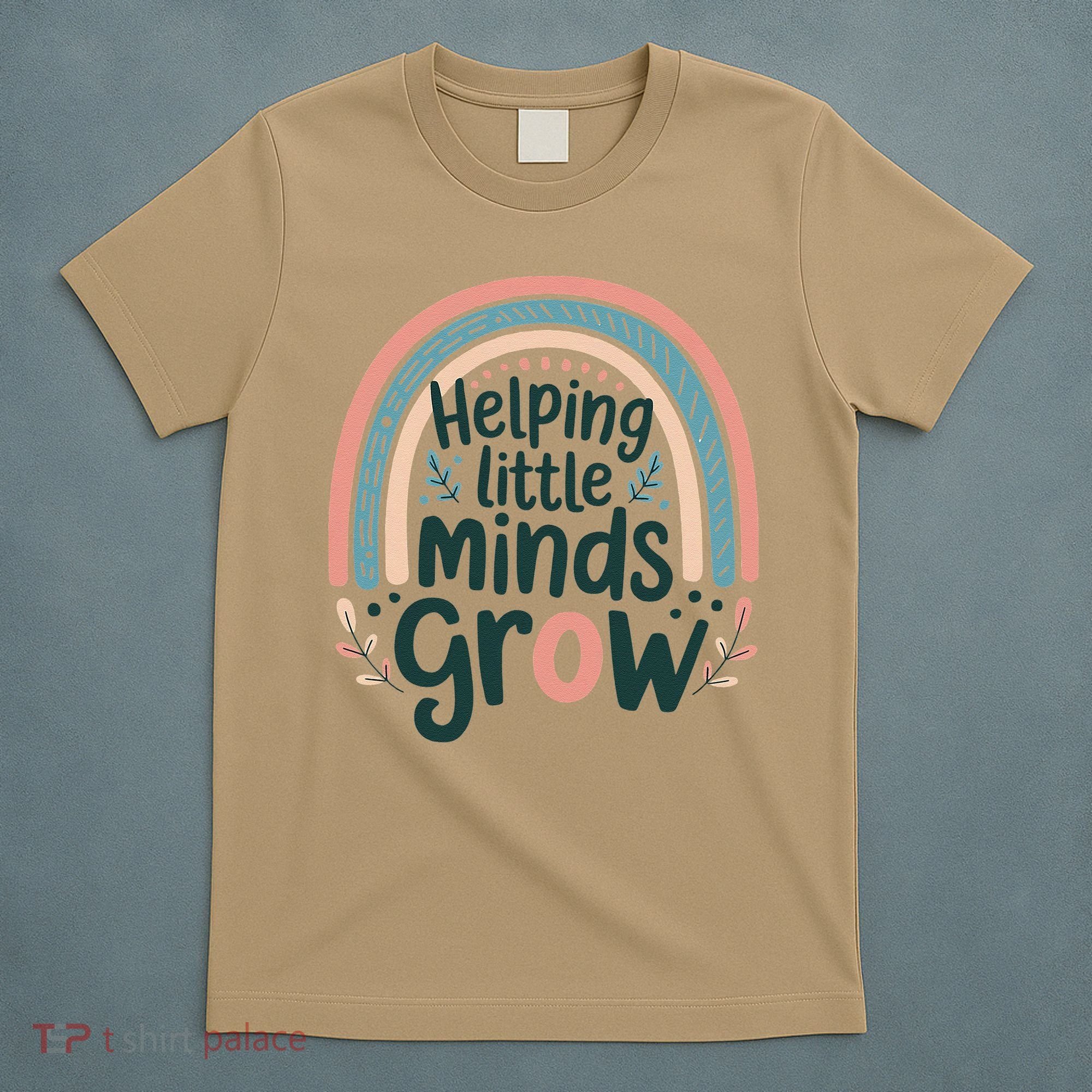 Back-to-School Helping Little Minds Grow Teacher T-Shirt