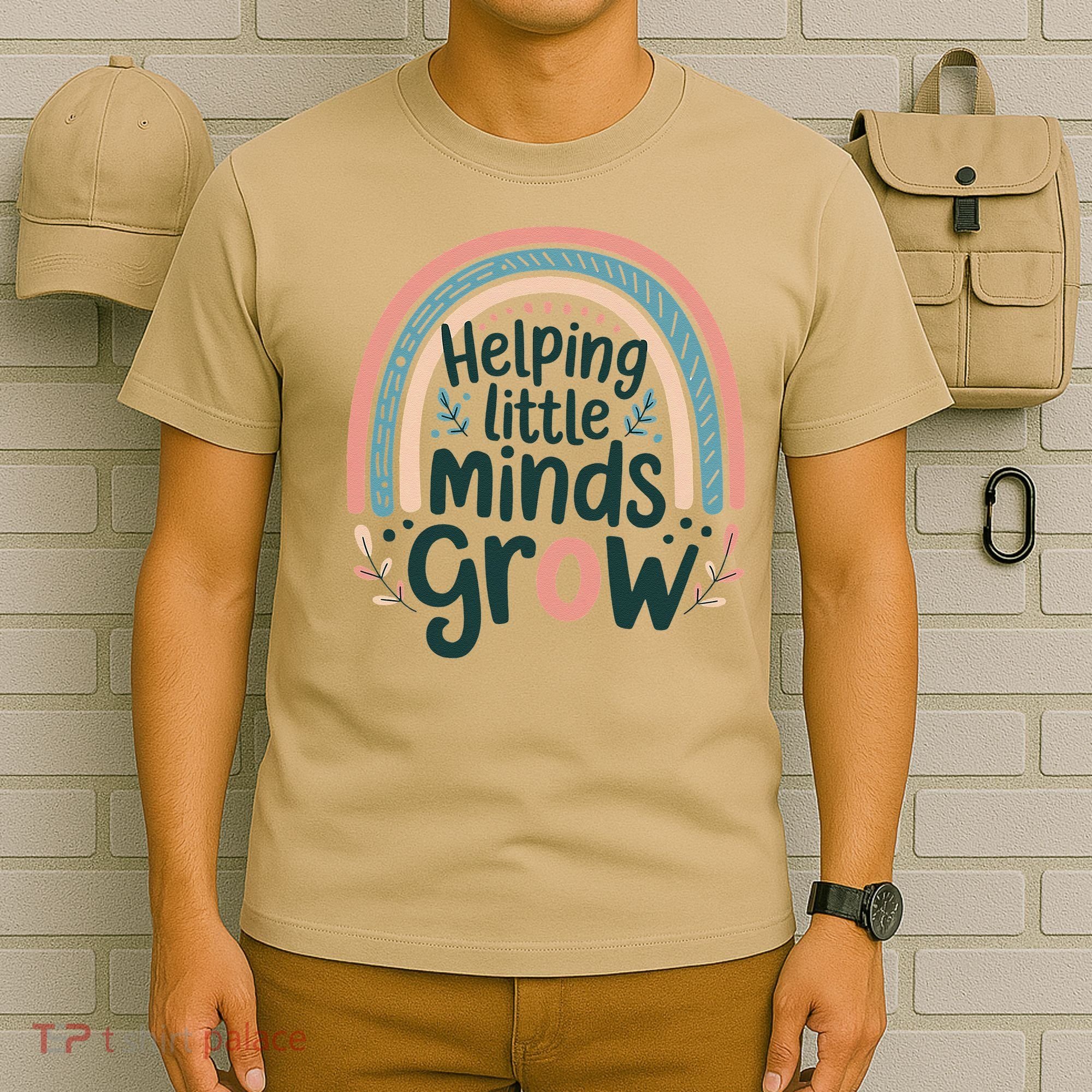Back-to-School Helping Little Minds Grow Teacher T-Shirt