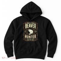 Beaver Hunting Label Worlds Finest Beaver Hunter Hoodie thumb 0