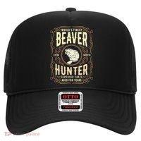 Beaver Hunting Label Worlds Finest Beaver Hunter Hat thumb 0