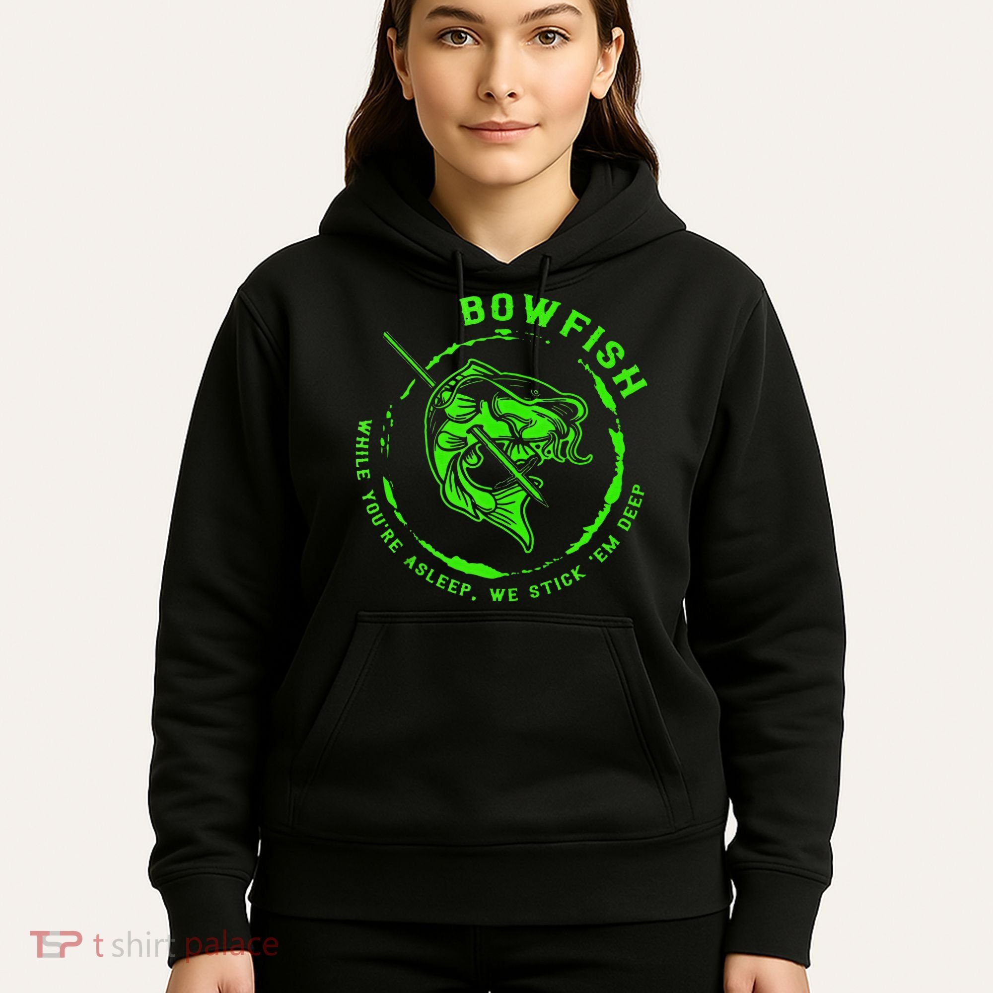 Bowfishing Hunting Lovers Funny Hoodie