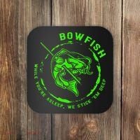 Bowfishing Hunting Lovers Funny Coaster thumb 0