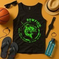 Bowfishing Hunting Lovers Funny Tank Top thumb 4