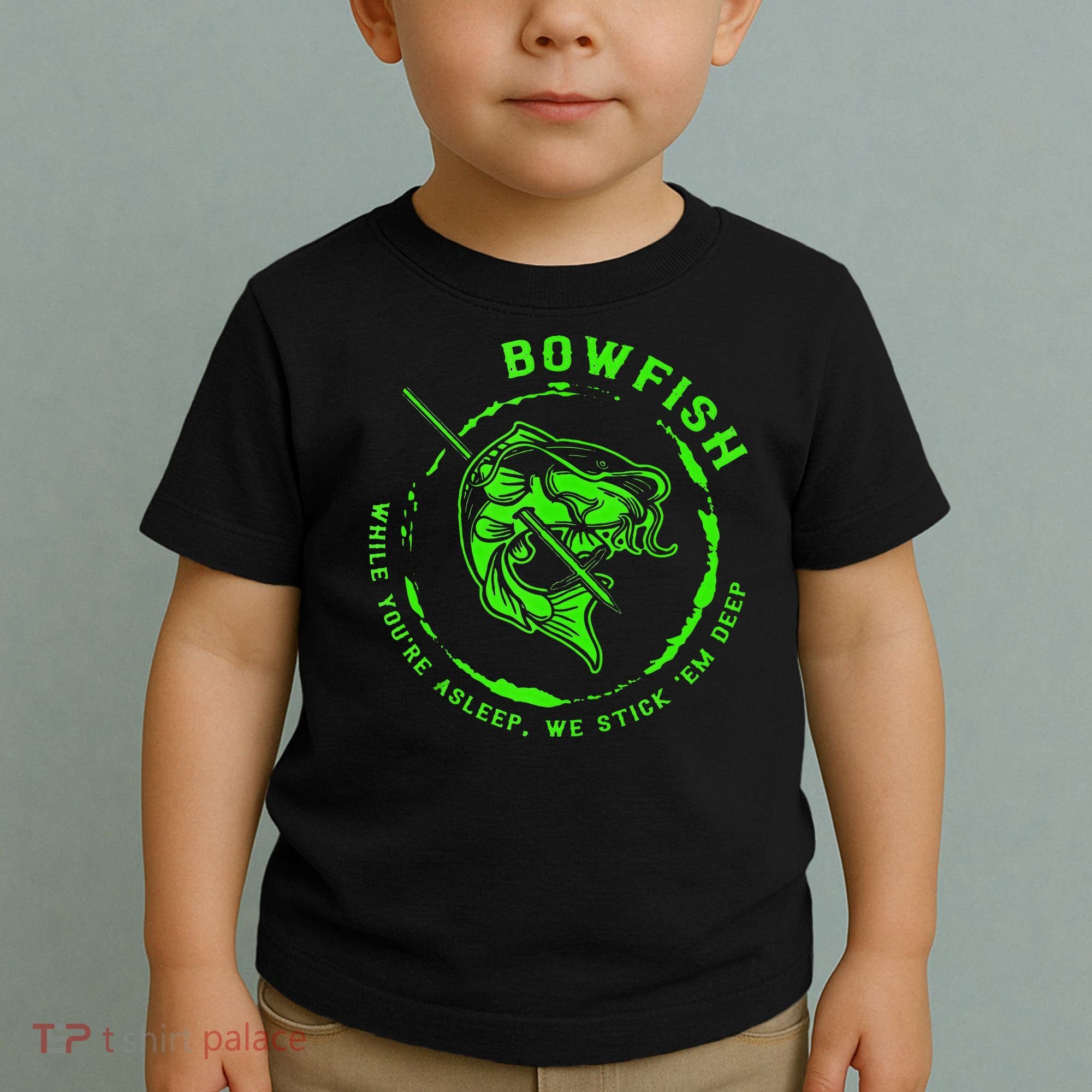 Bowfishing Hunting Lovers Funny Toddler T-Shirt
