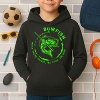 Bowfishing Hunting Lovers Funny Kids Hoodie thumb 2