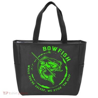 Bowfishing Hunting Lovers Funny Tote Bag
