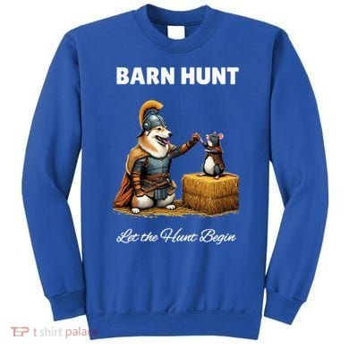 Barn Hunt Lover Warrior Rat And Icelandic Sheepdog Sweatshirt