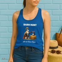 Barn Hunt Lover Warrior Rat And Icelandic Sheepdog Women's Tank Top thumb 2
