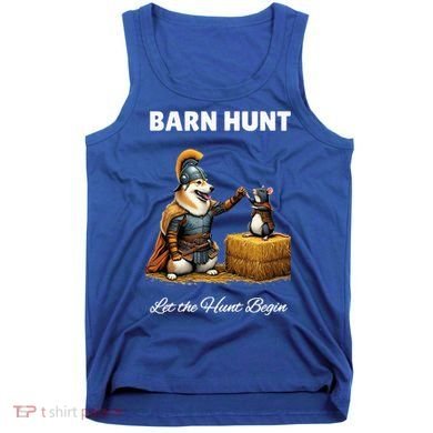 Barn Hunt Lover Warrior Rat And Icelandic Sheepdog Tank Top