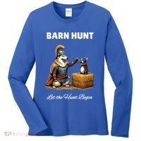 Barn Hunt Lover Warrior Rat And Icelandic Sheepdog Women's Long Sleeve Shirt thumb 0