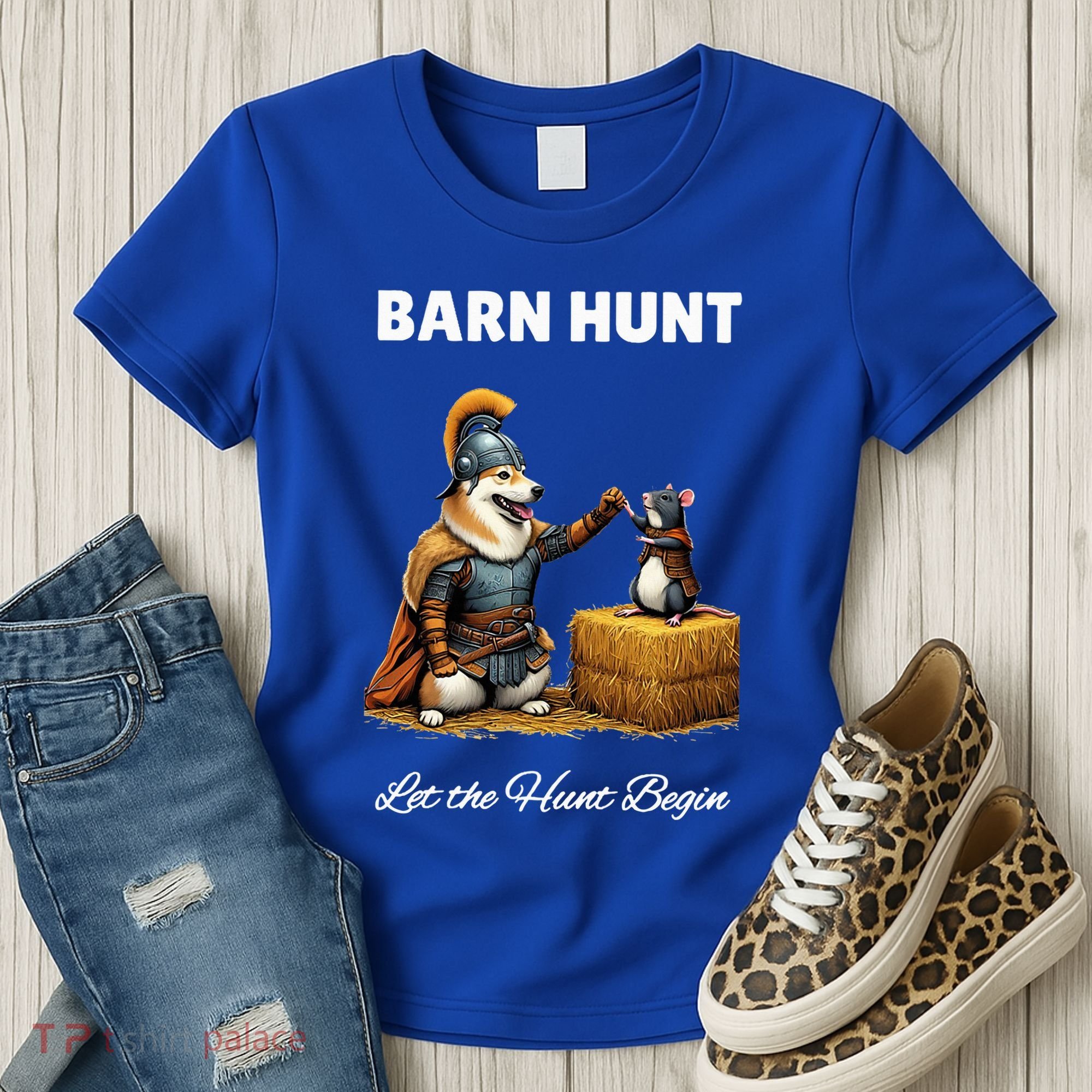 Barn Hunt Lover Warrior Rat And Icelandic Sheepdog Women's T-Shirt