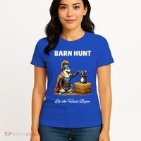 Barn Hunt Lover Warrior Rat And Icelandic Sheepdog Women's T-Shirt thumb 4