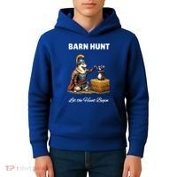 Barn Hunt Lover Warrior Rat And Icelandic Sheepdog Kids Hoodie thumb 4