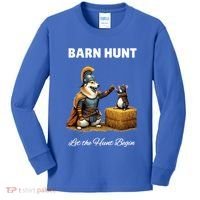 Barn Hunt Lover Warrior Rat And Icelandic Sheepdog Kids Long Sleeve Shirt thumb 0