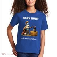 Barn Hunt Lover Warrior Rat And Icelandic Sheepdog Kids T-Shirt thumb 2