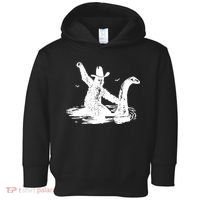 Bigfoot Hilarious Loch Ness Monster Toddler Hoodie thumb 0
