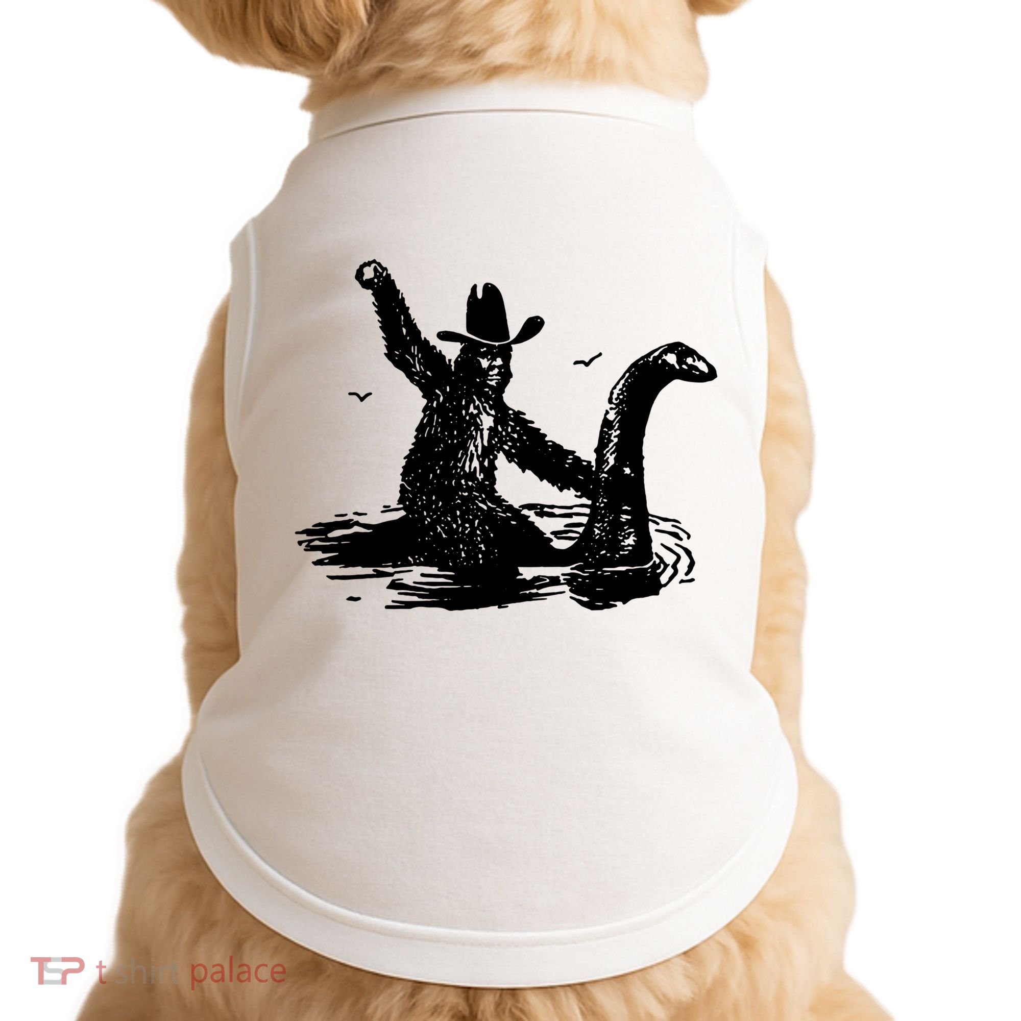 Bigfoot Hilarious Loch Ness Monster Doggie Tank