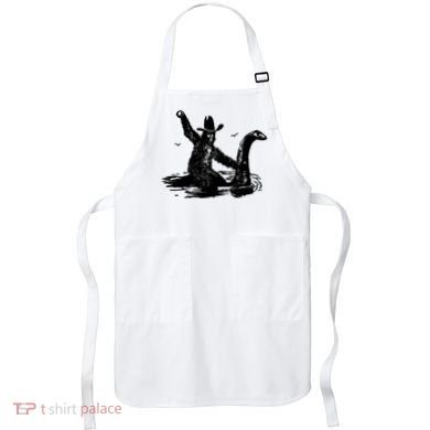 Bigfoot Hilarious Loch Ness Monster Apron