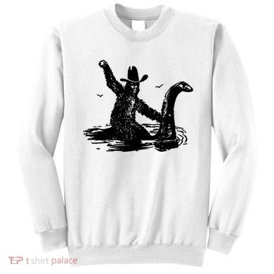 Bigfoot Hilarious Loch Ness Monster Sweatshirt