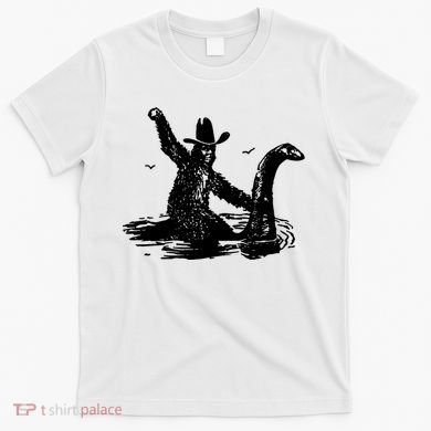 Bigfoot Hilarious Loch Ness Monster T-Shirt