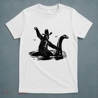 Bigfoot Hilarious Loch Ness Monster T-Shirt thumb 5