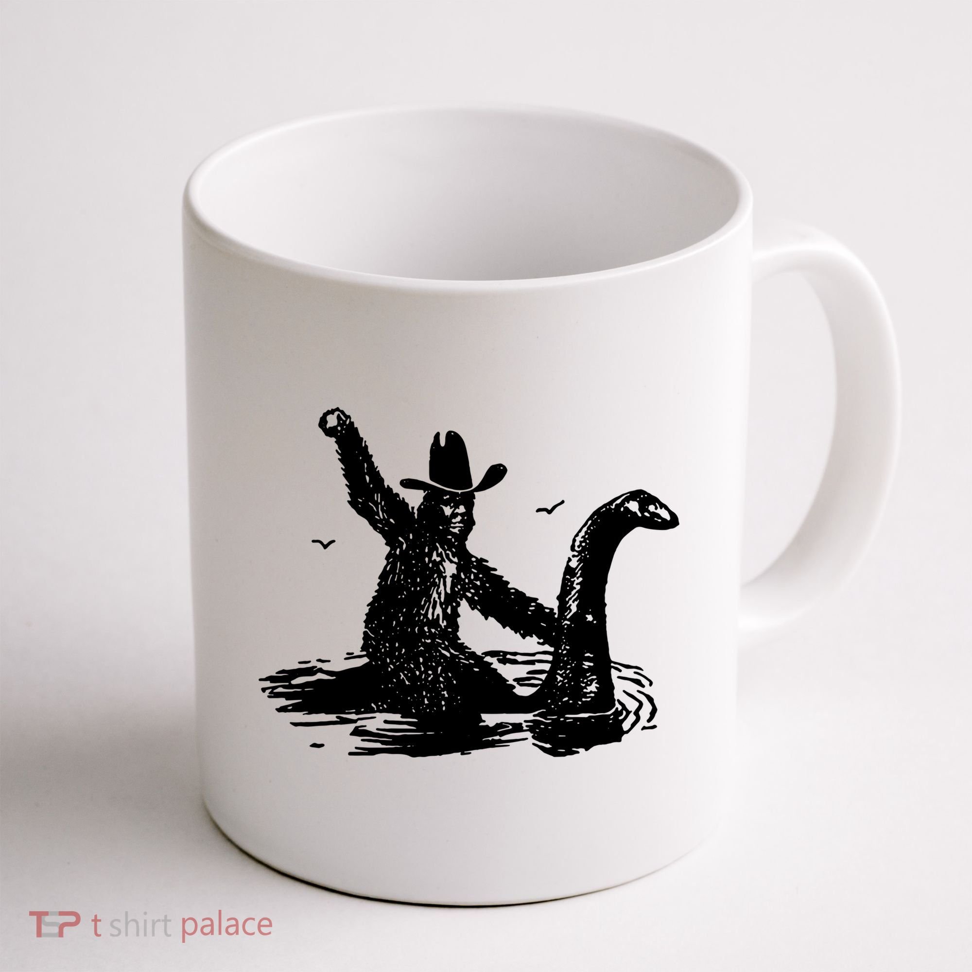 Bigfoot Hilarious Loch Ness Monster Coffee Mug
