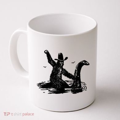 Bigfoot Hilarious Loch Ness Monster Coffee Mug