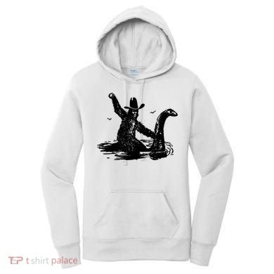 Bigfoot Hilarious Loch Ness Monster Women's Hoodie