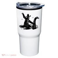 Bigfoot Hilarious Loch Ness Monster Tumbler thumb 0