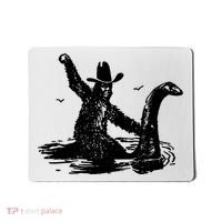 Bigfoot Hilarious Loch Ness Monster Mousepad thumb 0