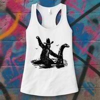 Bigfoot Hilarious Loch Ness Monster Women's Tank Top thumb 3