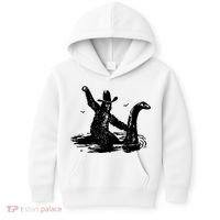 Bigfoot Hilarious Loch Ness Monster Kids Hoodie thumb 0
