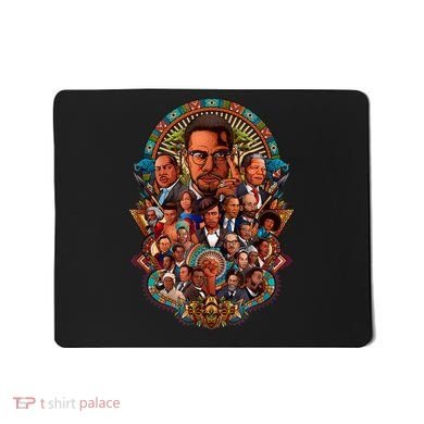 Black History Leaders Collage Inspirational African American Mousepad